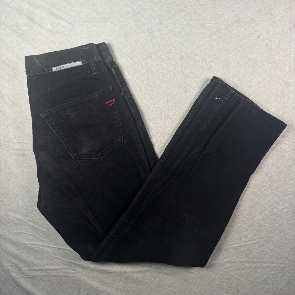 Black Diesel Straight Jeans Made in Italy – Size 33